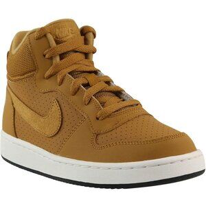 Nike Court Borough Mid Brown High Top Sneaker Shoes Size 2.5Y Younger Kids